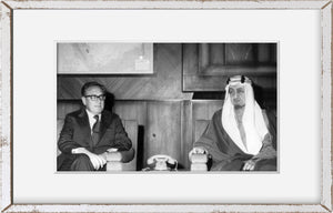 Photo: Henry Kissinger and King Faisal of Saudi Arabia