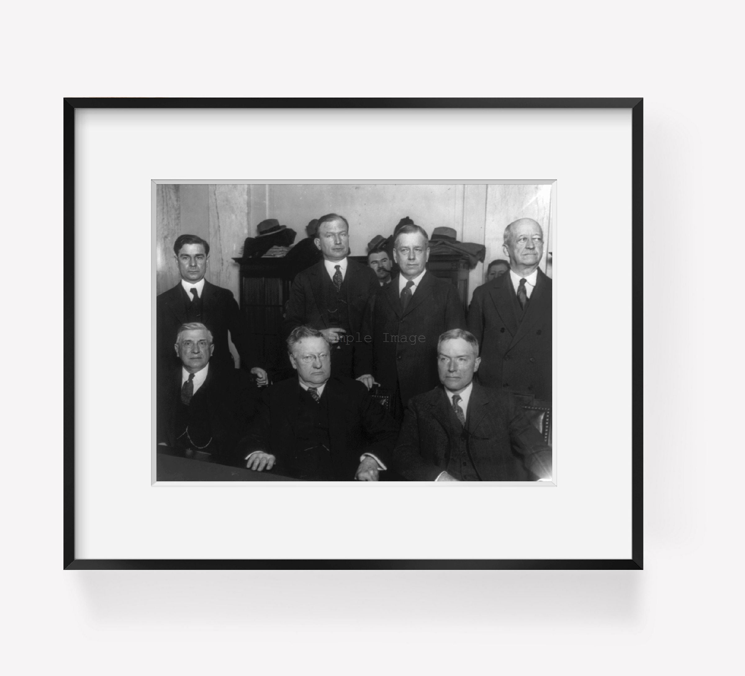 Photo: Schwab, Watson, Rockefeller, Pine, Wheeler, Steck, Metcalf . | Vintage Bl