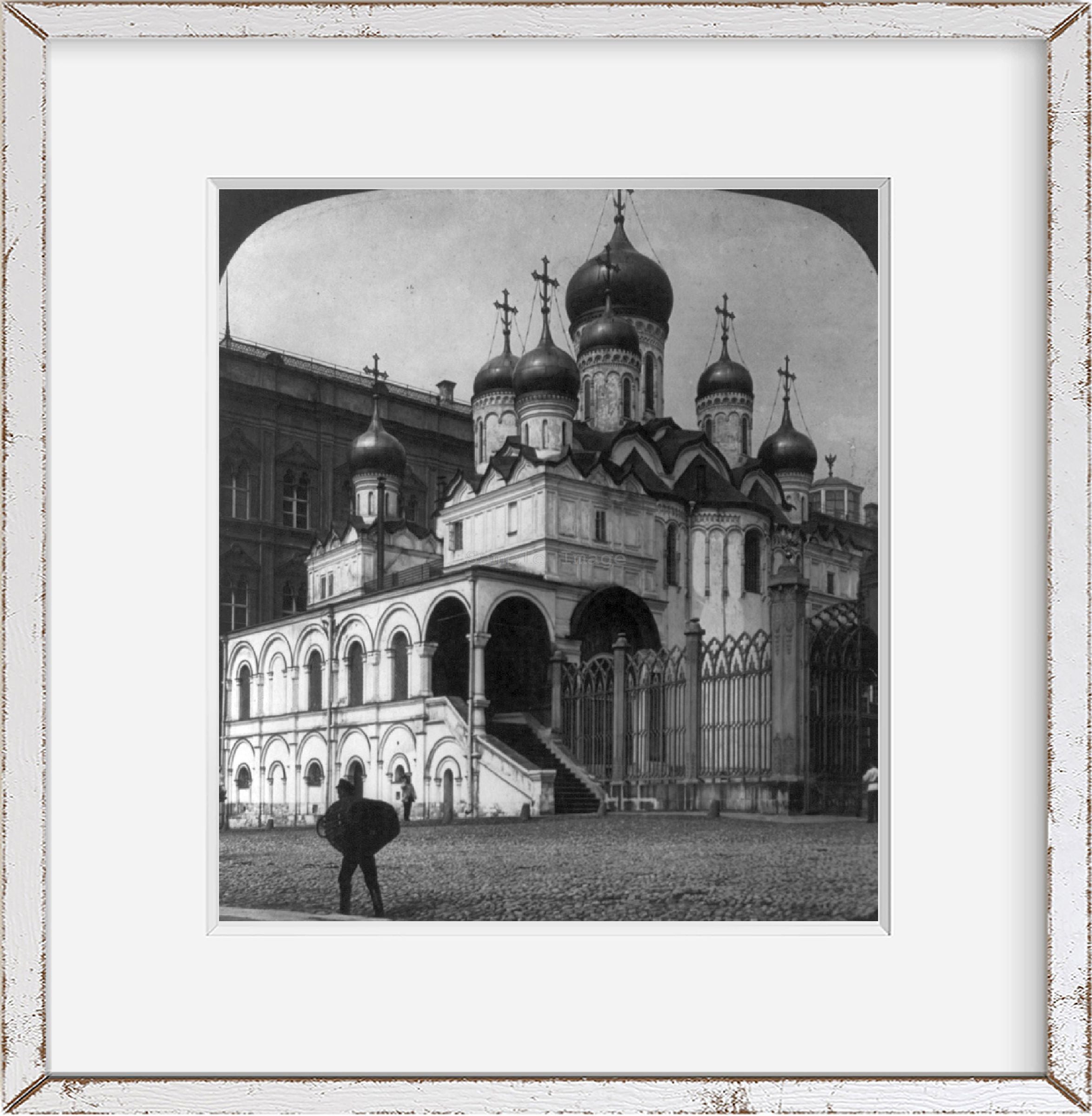 Photo: Cathedral of the Archangel, Moscow, Russia, c1906, Photo, exterior view, crosse