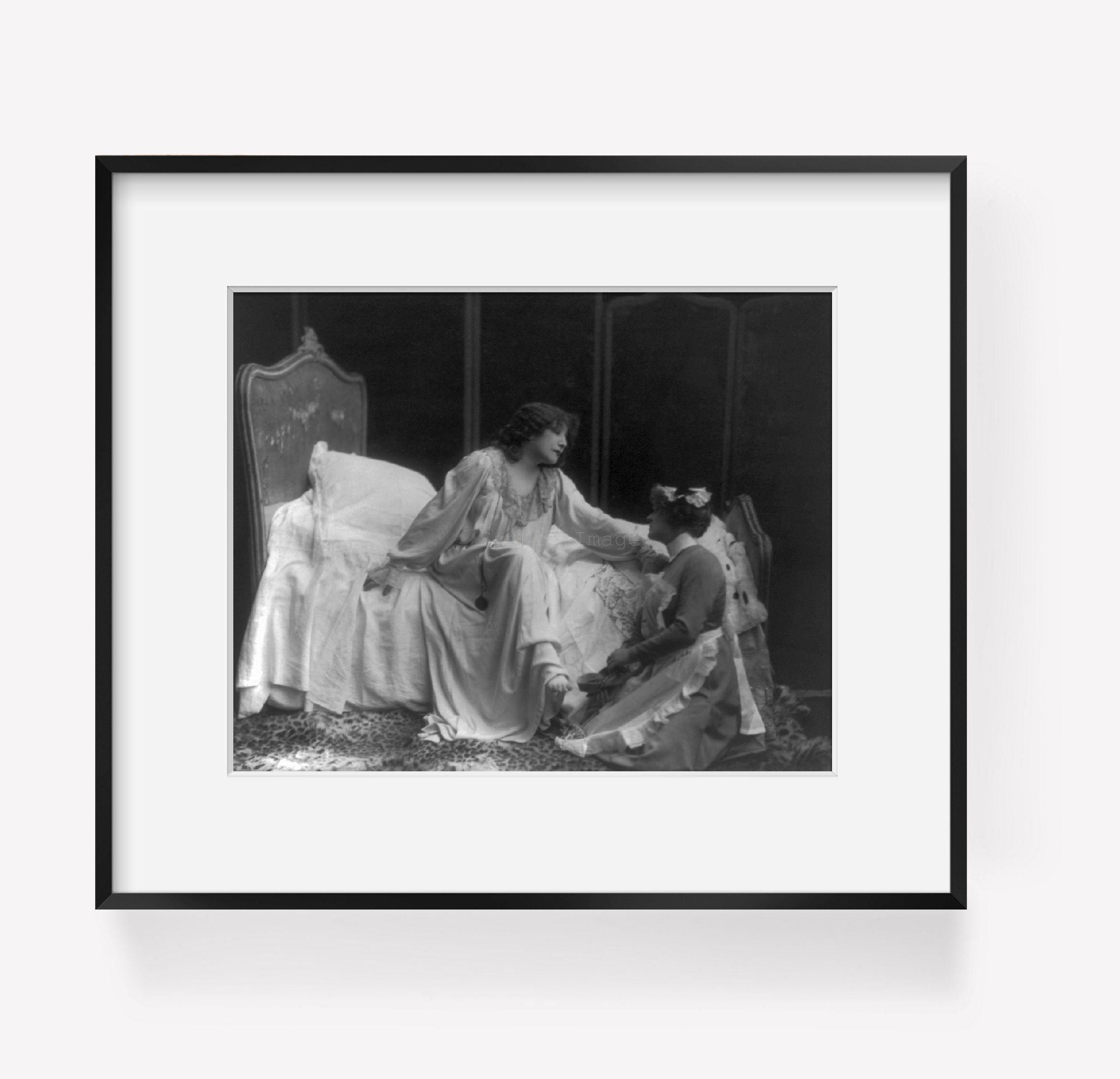 Photo: c1913, Sarah Bernhardt, 1844-1923