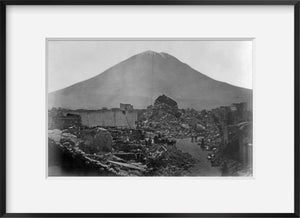 Photo: Arequipa, Peru, after the earthquake, Volcano Misti, 1868