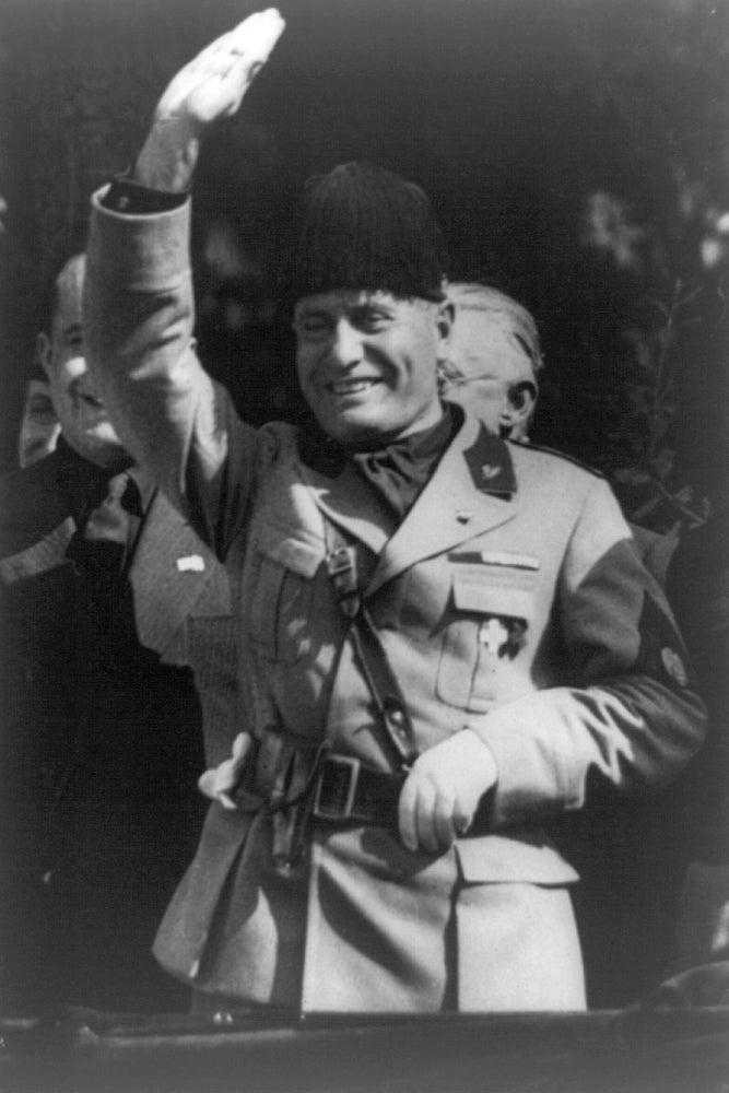 Photo: Benito Mussolini, 1883-1945, Italian politician, led National Fascist Party,