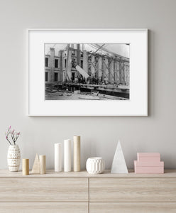 1867 Sept. 16 photograph of Construction of Treasury Building, Washington, D.C.: