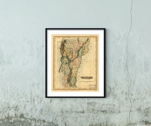1826 Map | Vermont | Vermont