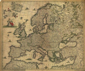 1700 map Nova et accurata totius Europae descriptio. - New York Map Company