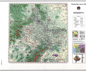 1998 Map| Planning map--Kosovo 1998| Administrative and Political Divi - New York Map Company