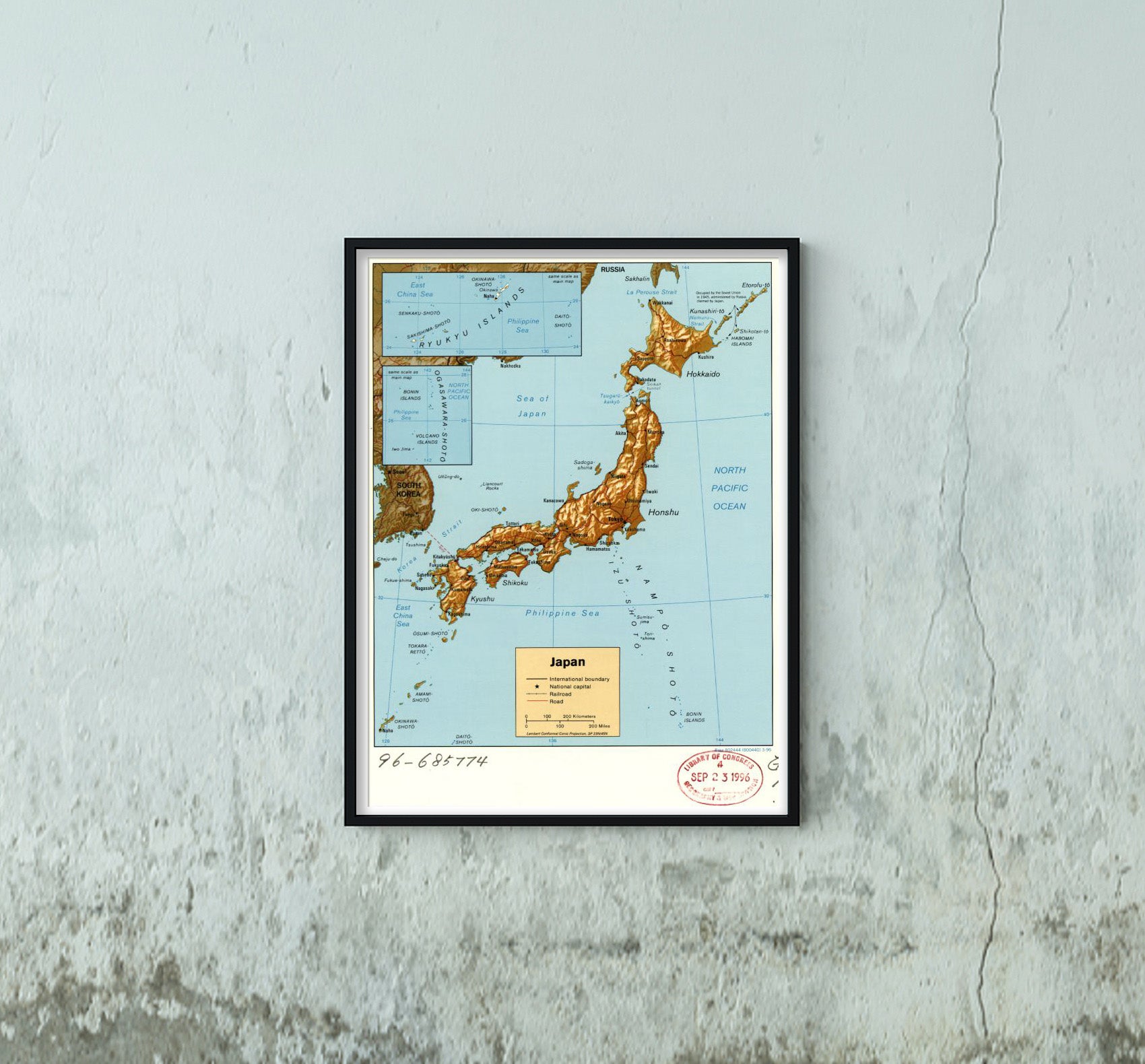 Summary: Insets: Ryukyu Islands - Ogasawara-shoto. "Base 802444 (B00440) 3-96." Created / Published: Washington, D.C.: CIA, 1996