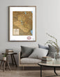 1996 Map| Iraq| Iraq Map Size: 18 inches x 24 inches |Fits 18x24 size - New York Map Company