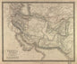 1850 Map | Persia and Cabool | Afghanistan | Balochistan Pakistan | Iran In upper right corner: National atlas, 25.