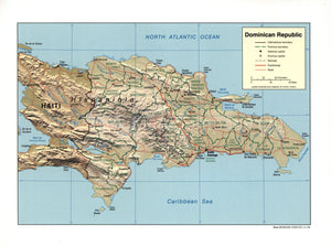 2004 map Dominican Republic. Map Subjects: Dominican Republic