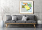 1990 Map| Middle East| Middle East Map Size: 24 inches x 24 inches |Fi - New York Map Company