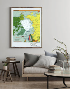 2000 Map| Arctic region| Arctic Regions Map Size: 18 inches x 24 inche - New York Map Company