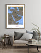 2003 Map| Middle East| Middle East Map Size: 18 inches x 24 inches |Fi - New York Map Company