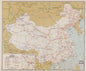 1959 Map| China railroads and selected roads, May 1959| China|Railroad - New York Map Company