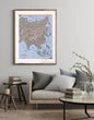 2007 Map| Asia| Asia Map Size: 18 inches x 24 inches |Fits 18x24 size - New York Map Company