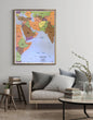 1996 Map| Southwest Asia| Middle East Map Size: 18 inches x 24 inches - New York Map Company