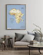 1979 Map| Africa, population density| Africa|Population Map Size: 18 i - New York Map Company