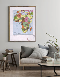 1990 Map | Africa | Africa 801514 (547147) 4-90.