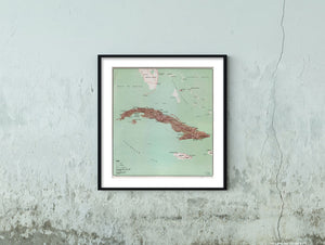 1962 Map | Cuba. 10-62 | Cuba Scale c. 1:1,230,000. "36624." AACR2