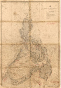 Map of Philippine Islands Philippines|Philippines|Coasts|Nautical Charts|Philipp