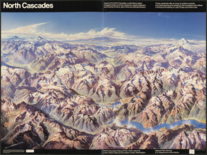 1986 map North Cascades. Map Subjects: Lake Chelan National Recreation Area | Lake Chelan National Recreation Area | North Cascades National Park | North Cascades National Park | Ross Lake National Recreation Area | Ross Lake National Recreation Area | W