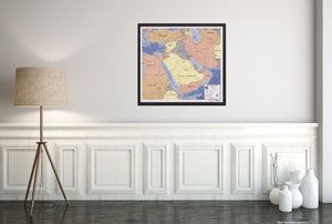 2003 Map|Title: Middle East graphic|Subject: Middle East 22 inches x 24 inches |