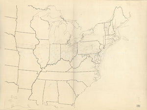 1941 map Underground railroad map of the United States, ca. 1838-1860. Map Subjects: Fugitive Slaves | Manuscript Maps | Underground Railroad |