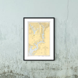 1968 Map | Potomac River, Mattawoman Creek to Georgetown: United States--East Coast, Maryland--Virginia--District of Columbia | District of Columbia | Harbors | Nautical Charts | Potomac River Estuary | Washington | Washington D.C. Nautical chart. Depths