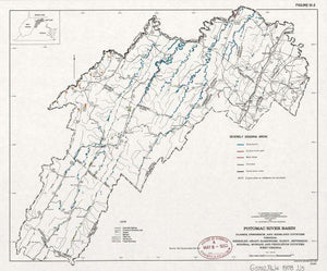 1978 Map| Potomac River basin : Clarke, Frederick, and Highland Counti - New York Map Company