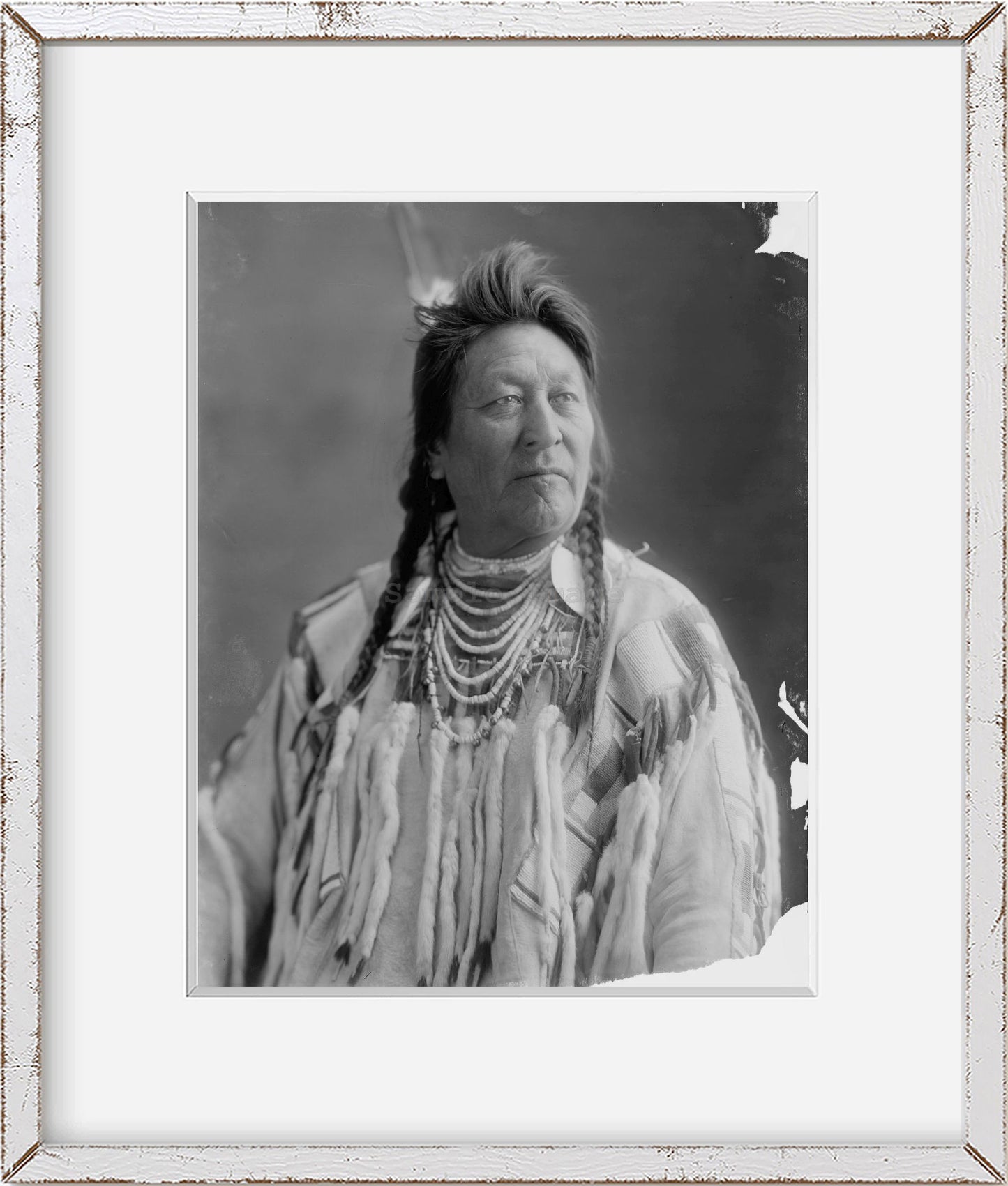 Photo: Crow Indian, Chief Plenty Coups, Aleek-Chea-ahoosh, 1848-1932, Visionary Lead