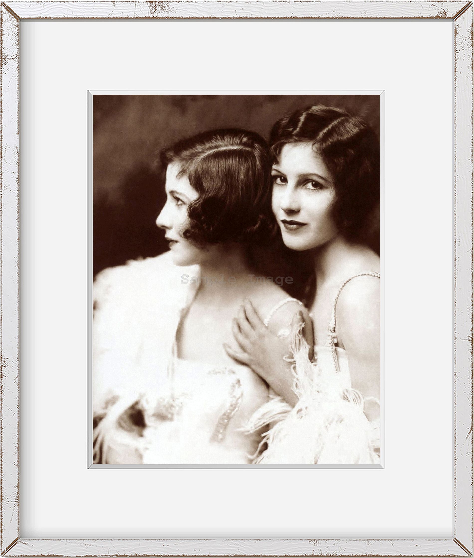 Ziegfeld Follies showgirls Twins Madeline and Marion Fairbanks|Early 1900s Glamo