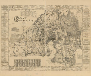 1898 Map | Duval County, Fla | Cadastral Duval County | Duval County Fla | Florida | Landowners | Real Property | United States Shows ranges, townships and sections and names of some residents.
