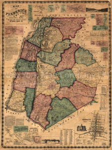 1858 map of Frederick County, Md. accurately drawn from correct instrumental surveys of all the county roads,. Map Subjects: Cities and Towns | Frederick County | Frederick County Md | Maryland | Real Property |