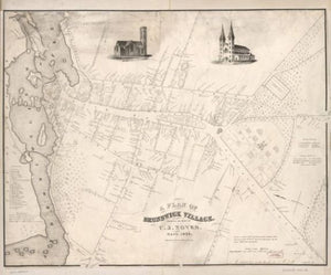 1846 map A plan of Brunswick village
