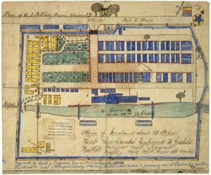 Map| Map of U.S. military prison, Elmira, N.Y| Civil War|Elmira|Elmira - New York Map Company