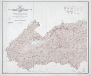 1978 map Topographic map, Great Smoky Mountains National Park, Tennessee and North Carolina Interior-- Geological Survey, Reston, Virginia, 1978.