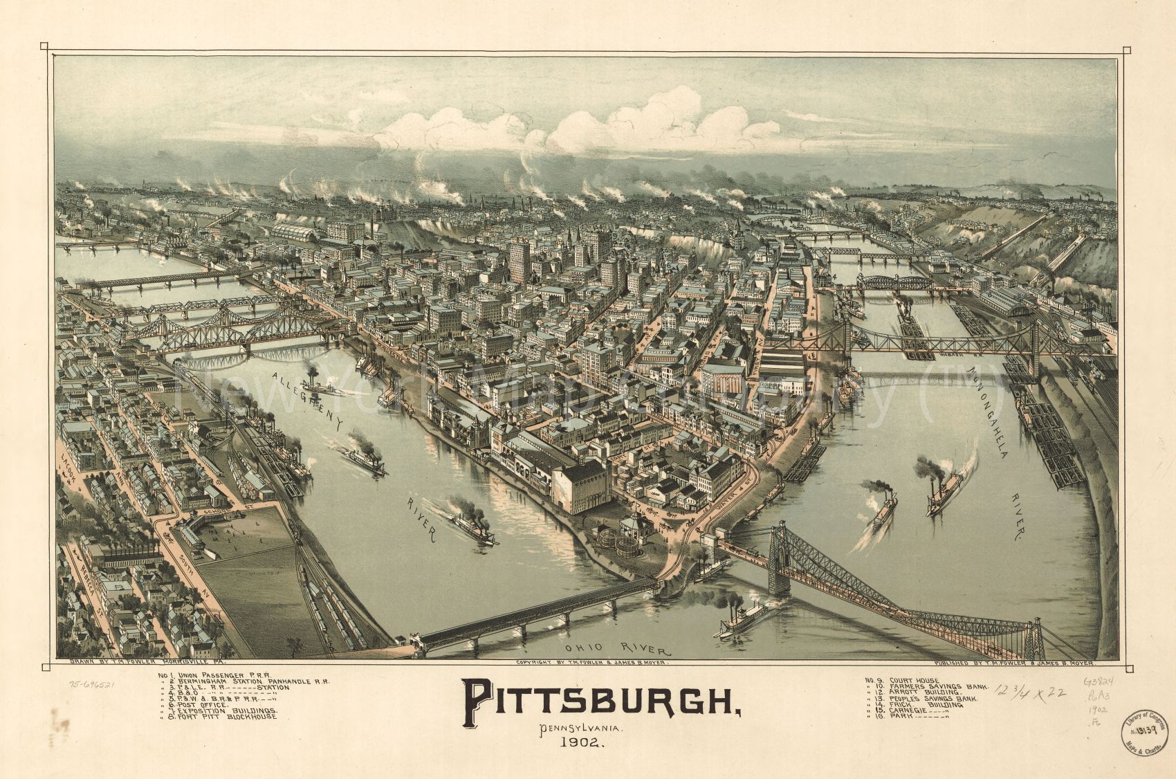 1902 map Pittsburgh, Pennsylvania 1902. Map Subjects: Pennsylvania | Pittsburgh | Pittsburgh Pa |