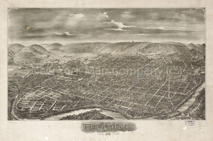 1898 map The city of Reading, Pennsylvania 1898. Map Subjects: Pennsylvania | Reading | Reading Pa |