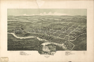 1898 map Davis, Tucker County, West Virginia 1898. Blackwater Falls. Map Subjects: Davis | Davis | WVa | West Virginia