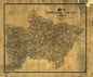 1864 Map of Powhatan County, Virginia | Civil War | Gilmer, Jeremy Francis | History | Map Collection | Powhatan County | Powhatan County Va | Virginia Map from the Confederate Engineer Bureau in Richmond, Va. General J.F. Gilmer, Chief Engineer[.] Prese